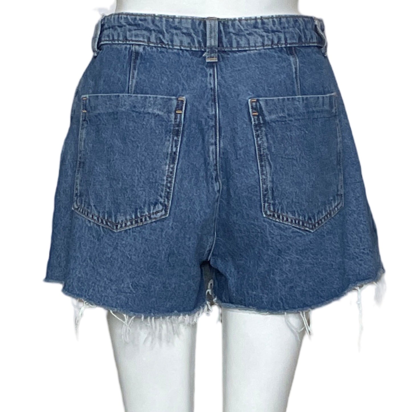 Falda Short Zara Azul-Talla S