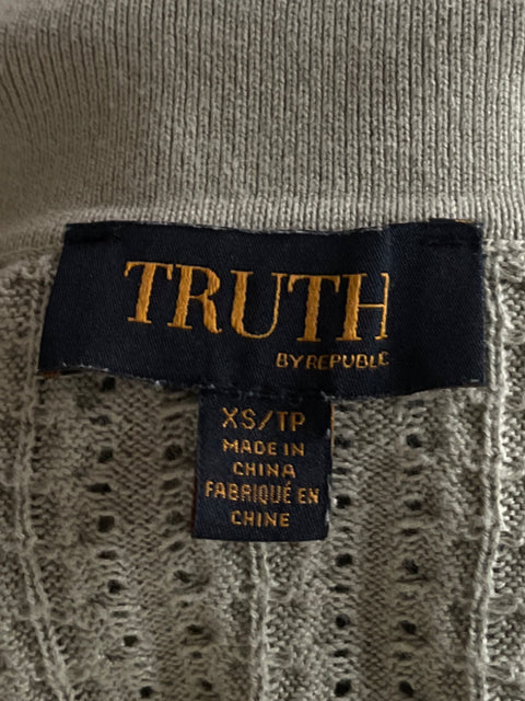 Sueter Truth By Republic Knit Verde-Talla XS