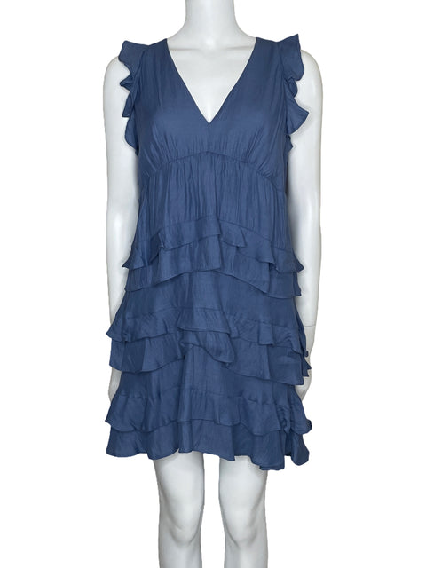 Vestido BCBG Vuelos Azul-Talla XS