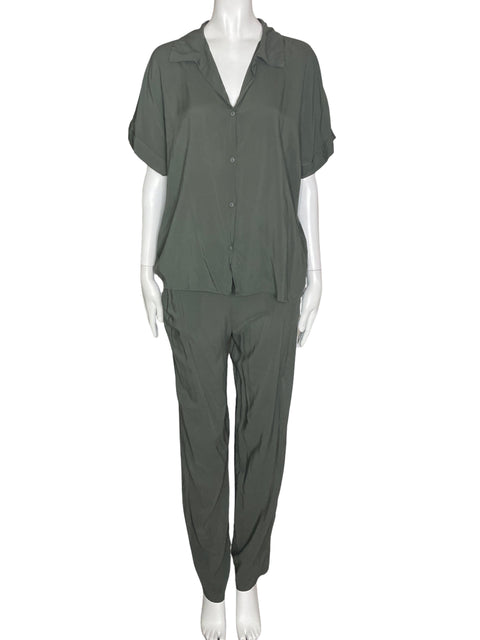 Set Tezenis Blusa/ Pantalón Verde- Talla M