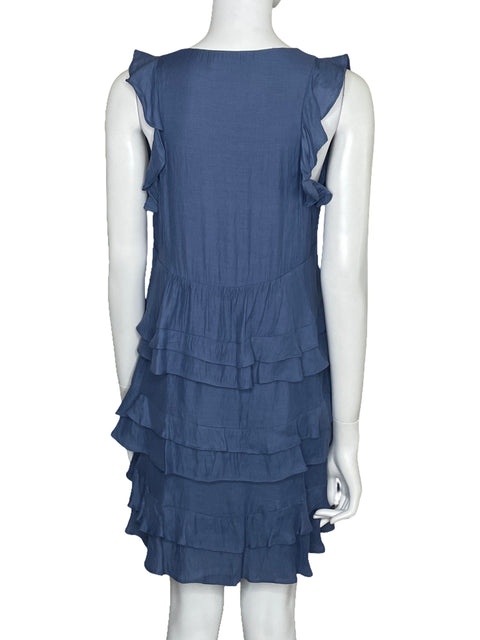 Vestido BCBG Vuelos Azul-Talla XS