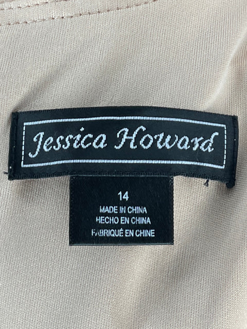 Vestido Jessica Howard Vuelos Rosado-Talla 14