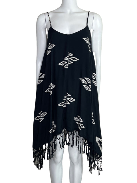 Vestido Billabong Asimétrico Negro-Talla XS