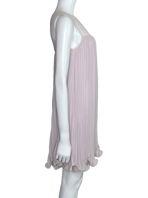 Vestido Erin Fetherson Plisado Morado-Talla 4
