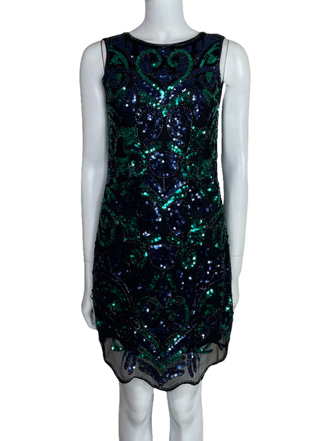 Vestido Endless Rose Lentejuelas Mini Negro-Talla S