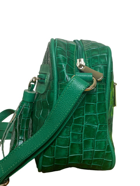 Bolso Tesoro TPS Cremallera Cuadro Verde-Talla M