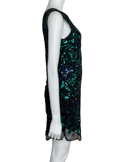 Vestido Endless Rose Lentejuelas Mini Negro-Talla S