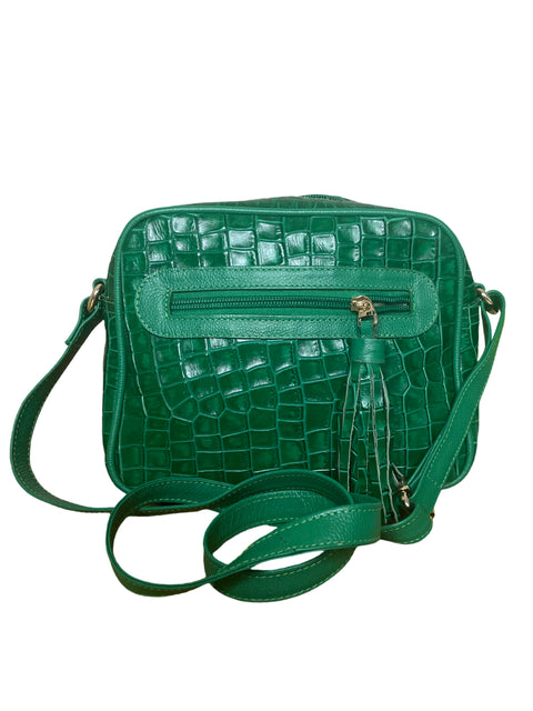 Bolso Tesoro TPS Cremallera Cuadro Verde-Talla M