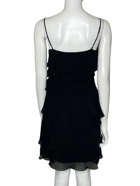 Vestido Calvin Klein Vuelos Tirantes Negro-Talla U