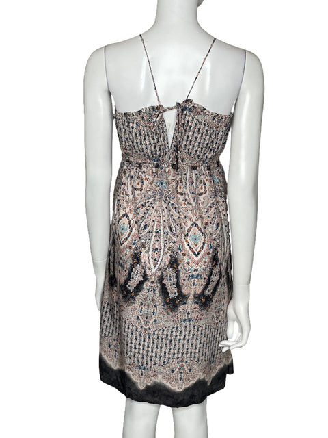 Vestido Oysho Mini Halter Beige-Talla S