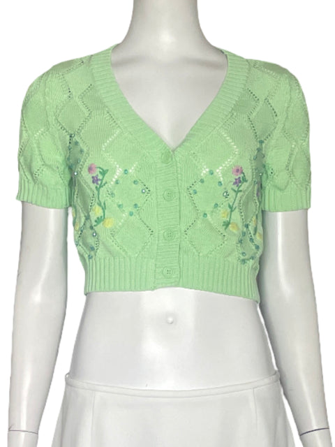 Blusa Tesoro TPS Tejido Verde - Talla S