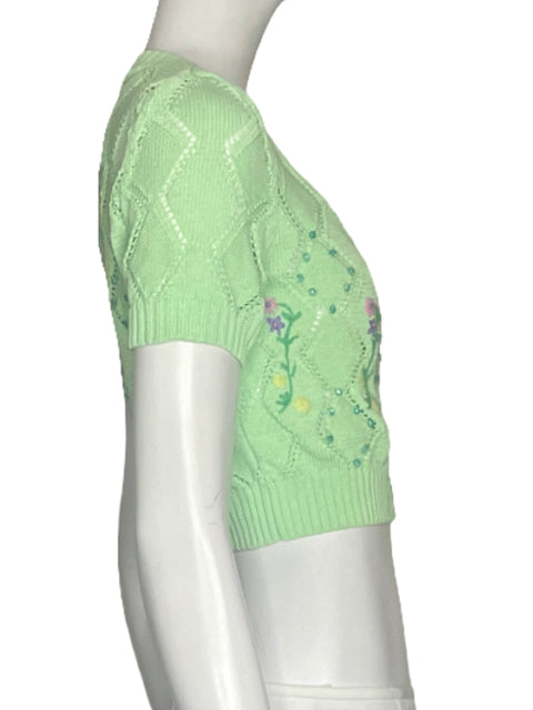 Blusa Tesoro TPS Tejido Verde - Talla S