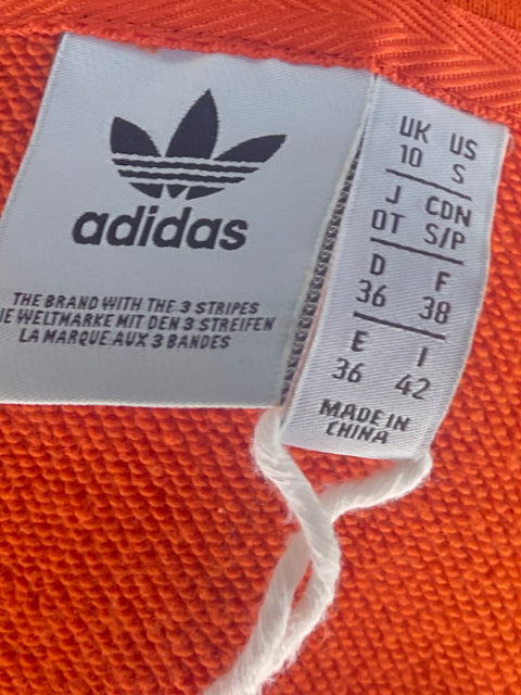 Abrigo Adidas Bolsillos Naranja - Talla S