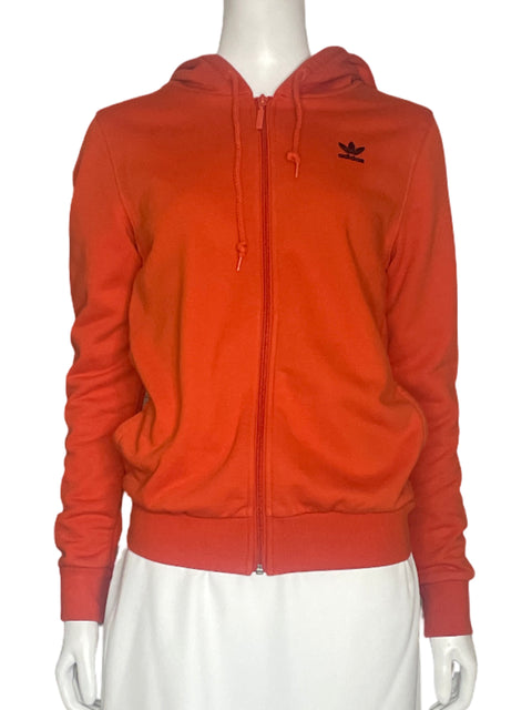 Abrigo Adidas Bolsillos Naranja - Talla S