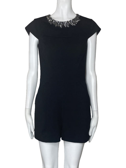 Romper Ted Baker Pedreria Bolsillo Negro-Talla 0