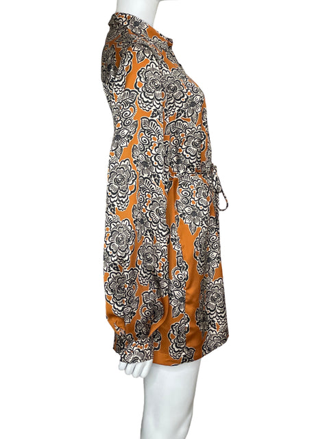 Romper Alexis Camisero Printed Naranja-Talla L