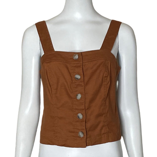 Top Banana Republic Marron-Talla 4