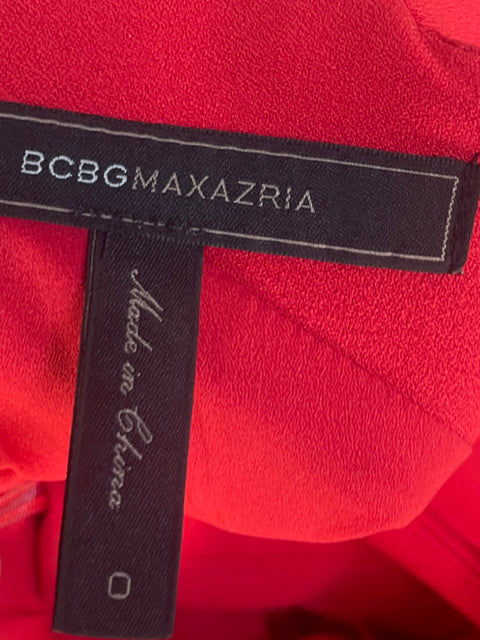 Vestido BCBG Halter Rojo - Talla 0