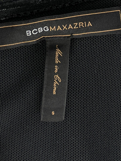 Top BCBG Corset Strapless Negro-Talla S