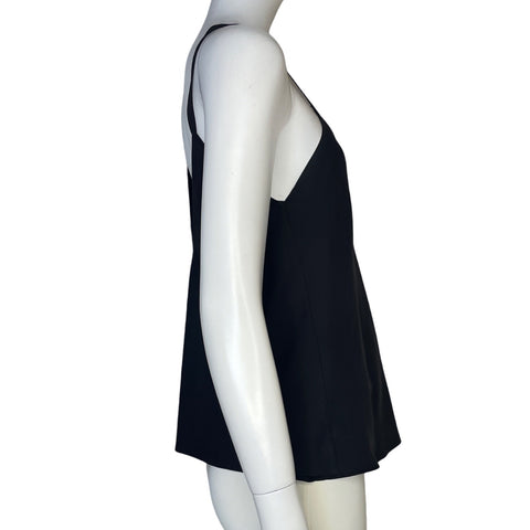 Blusa Maria Elena Villamil Tiras Negro - Talla 4