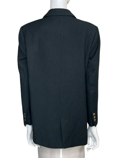 Blazer Zara Oversize Un Botón Verde-Talla M