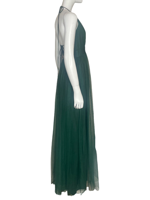 Vestido Amoris Halter Verde - Talla M