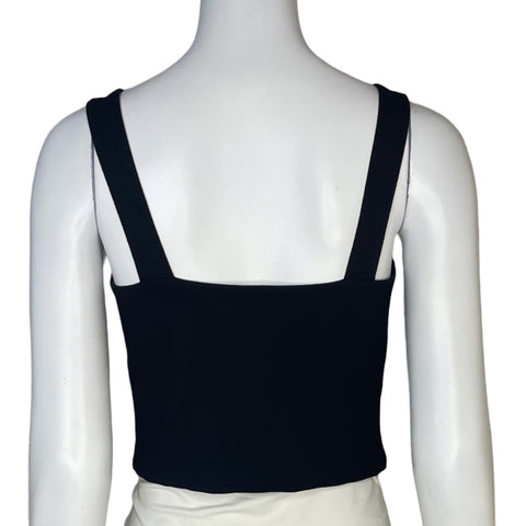 Top Adriana Fernandez Tiras Negro - Talla S