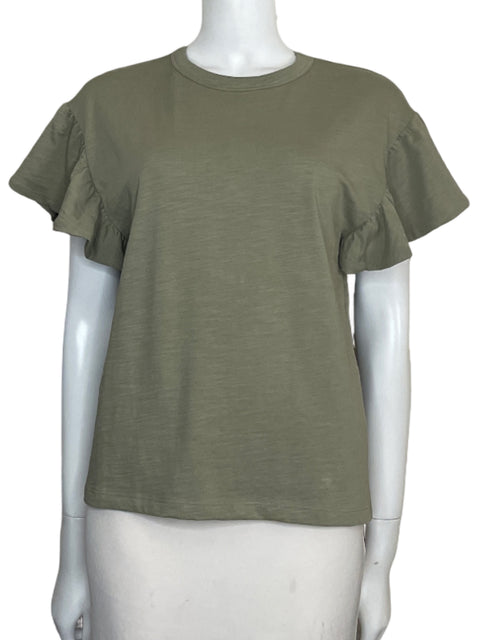 Top Nation Mangas Con Vuelos Verde-Talla M