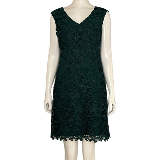 Vestido Ralph Lauren Encaje Verde - Talla 2