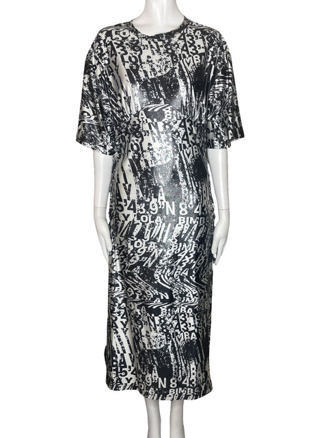 Vestido Bimba Y Lola Matematica Negro-Talla M