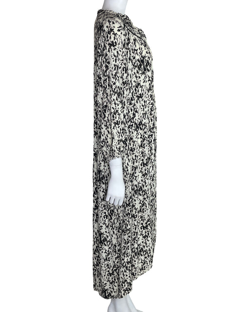 Vestido Zara Fluido Print Beige-Talla XXL