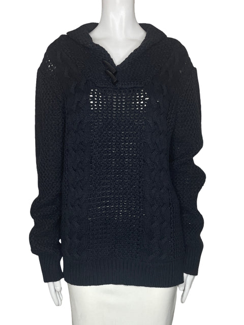 Abrigo FreeSite Tejido Negro-Talla S
