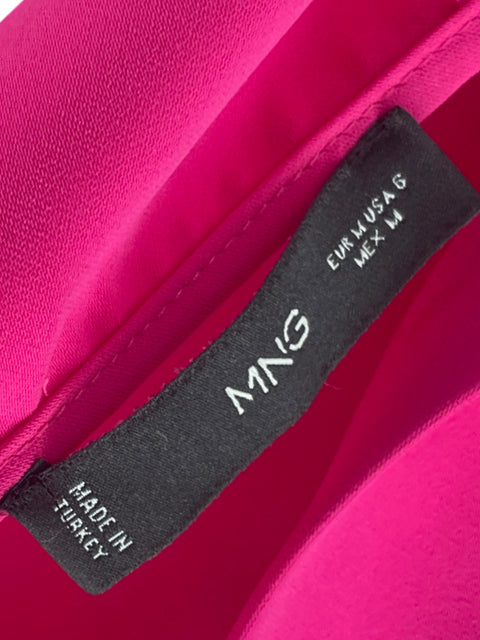 Vestido MNG Lazo Fucsia-Talla M
