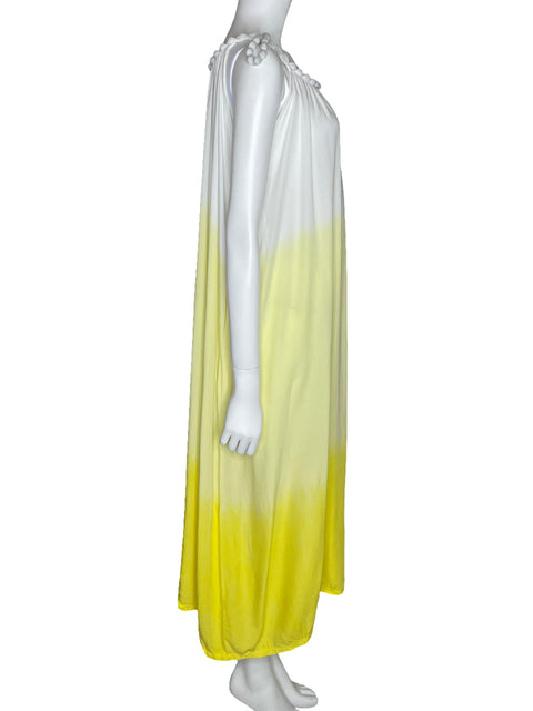 Vestido Just From Bali Degradado Amarillo-Talla U