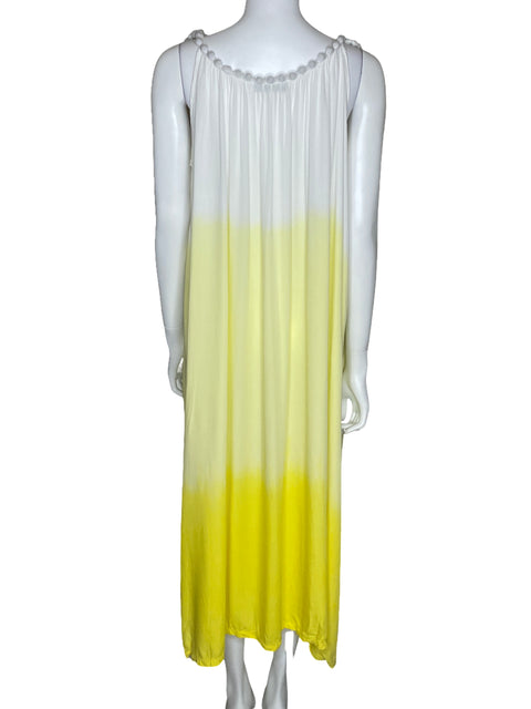 Vestido Just From Bali Degradado Amarillo-Talla U