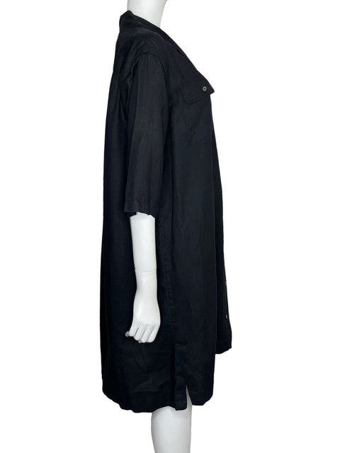 Vestido Lou & Grey Camisero Negro-Talla L