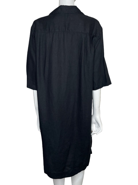 Vestido Lou & Grey Camisero Negro-Talla L