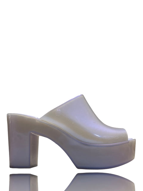 Calzado Melissa Mule Perlado Blanco-Talla 7
