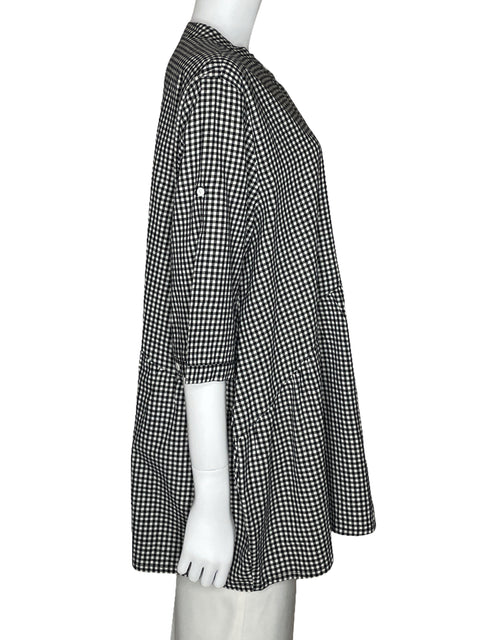 Camisa Mordenmiss Cuadros Blanco-Talla U