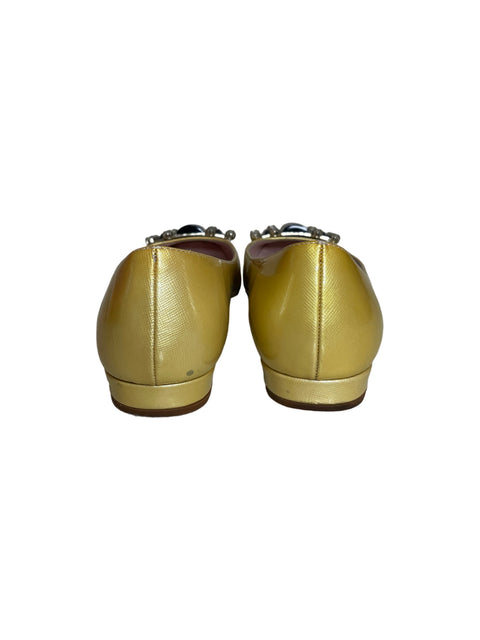 Calzado Kate Spade Jeweled Flats Amarillo-Talla 7 1/2