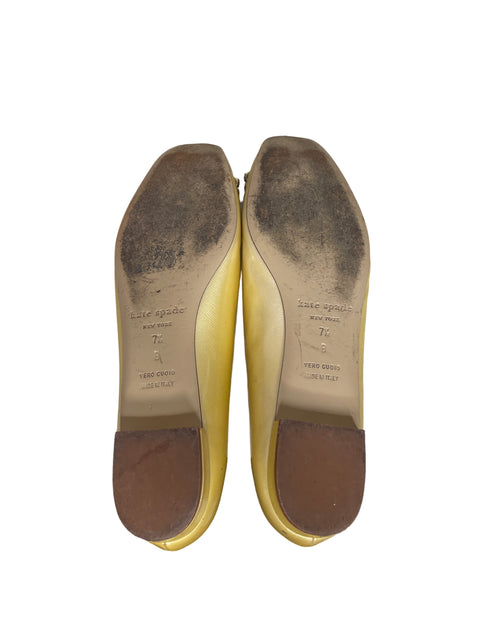 Calzado Kate Spade Jeweled Flats Amarillo-Talla 7 1/2