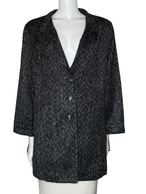 Blazer Tesoro TPS Casual Negro-Talla 3XL