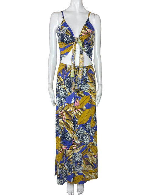 Set Maaji Top+Falda Azul-Talla M
