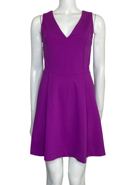 Vestido Rachel Roy Acampanado Morado-Talla XS