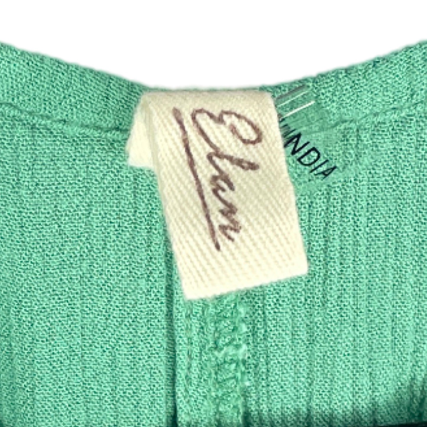 Vestido Elan Cuello V  Verde-Talla XS