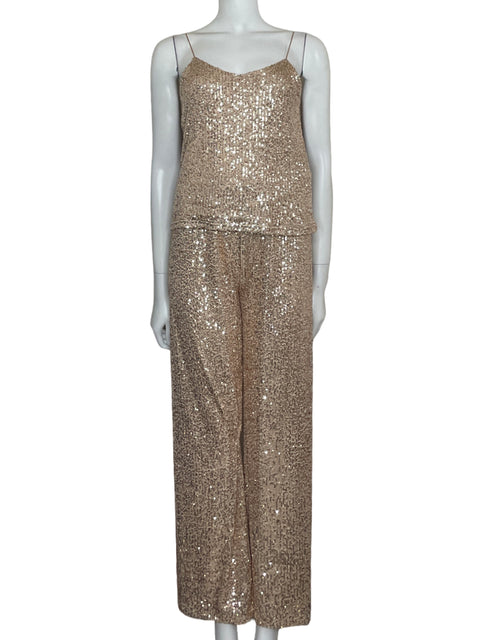 Set True True Lentejuelas Dorado-Talla S