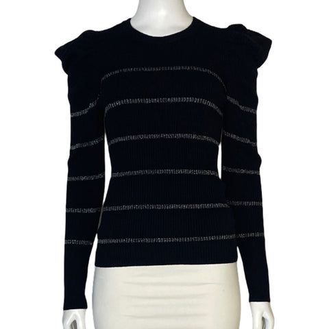 Sweater 7for all mankind Punto Negro-Talla XS