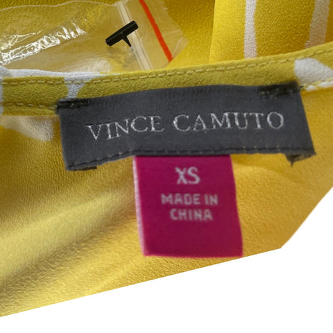 Blusa Vince Camuto Spring Floral Amarillo-Talla XS
