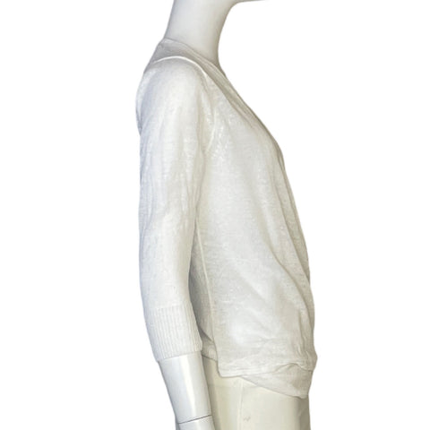 Blusa Nic+Zoe Cross Body Blanco-Talla XS