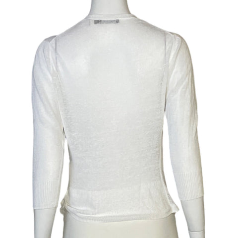 Blusa Nic+Zoe Cross Body Blanco-Talla XS